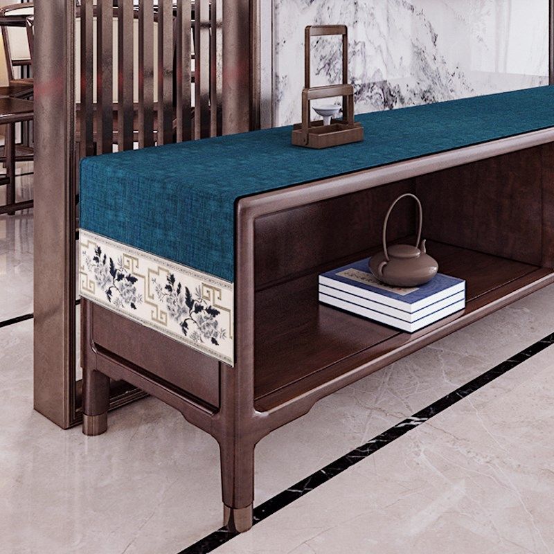 中式实木茶几防烫桌布长方形电视柜盖巾餐边柜盖巾茶几巾家具罩布,居家布艺,桌布,淘宝优惠券,粉丝福利购,淘宝优惠卷