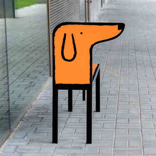 艺术个性 朱利安中古长条凳子 狗狗板凳 设计师实木椅换鞋 长条凳