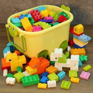 儿童积木宝宝城堡玩具1益智拼装 6岁大颗粒5男孩4动脑拼图 智力2
