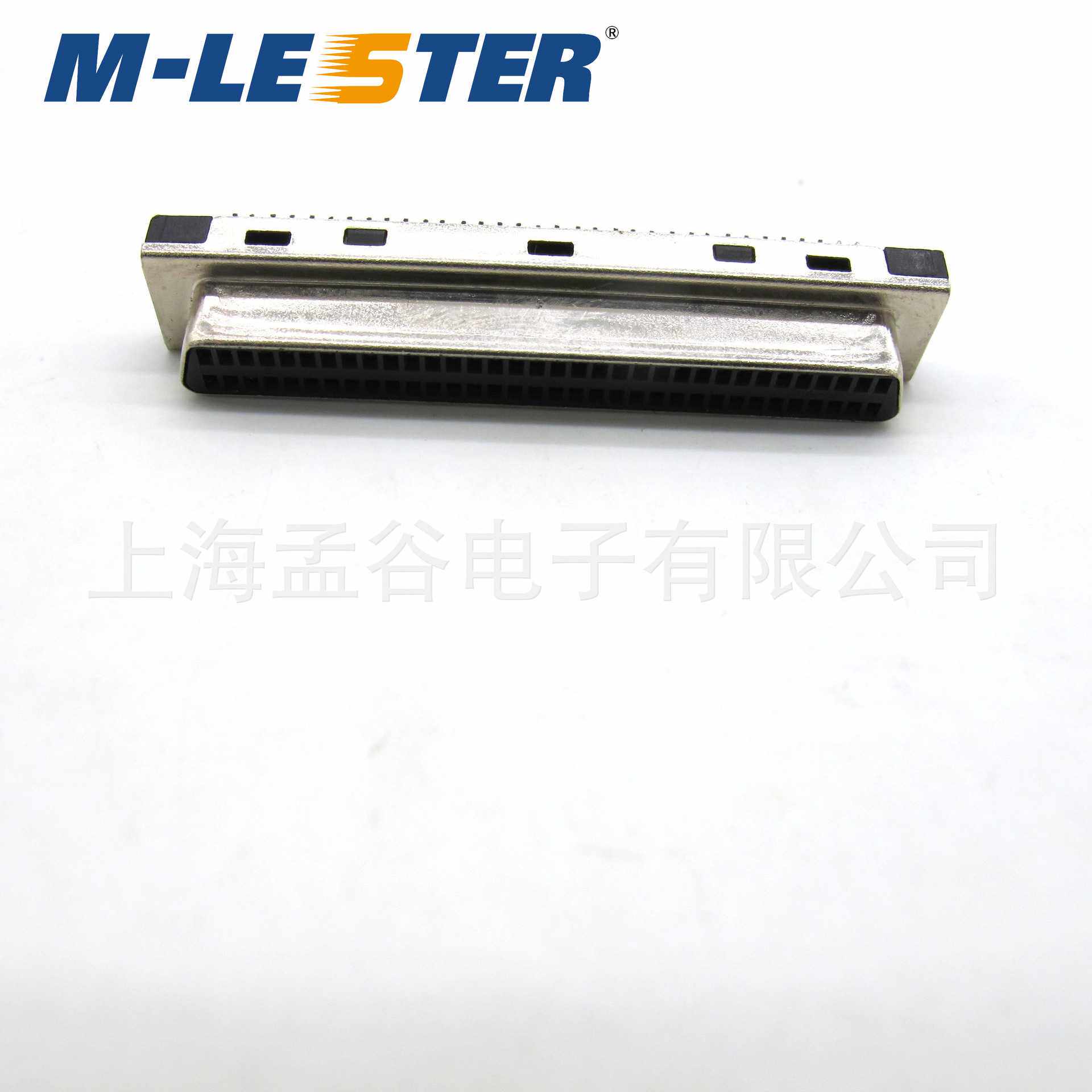 孟莱司特SCSI连接器MD68母头夹板式