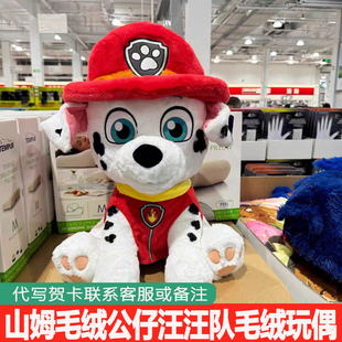 山姆汪汪队立大功玩偶儿童礼物可爱狗狗毛绒玩具睡觉抱枕大号公仔