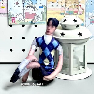 得能勇志yushi抽象周边四肢分离有铁丝骨架可摆造型NCTWISH玩偶