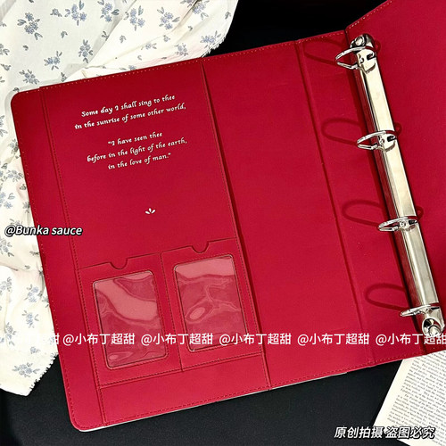新款高级复古婚约a4高颜值结婚ins风九宫格卡册小卡拍立得收纳册
