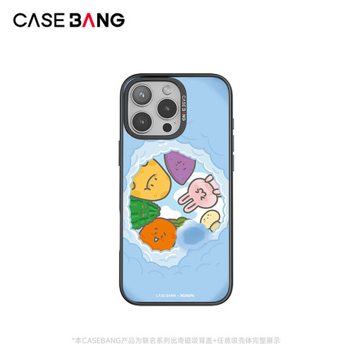 CASEBANGx肉酱咸咸圈联名醒醒菜菜适用iPhone17ProMax/17Pro/17e/16promax/16pro可拆卸磁吸新款苹果手机壳