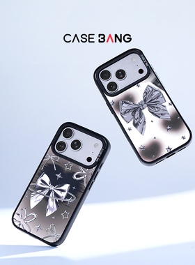 CASEBANGx银翼蝴蝶结系列适用iPhone17ProMax/17Pro/16promax/16pro/15/14/13可拆卸磁吸苹果甜酷Y2K手机壳