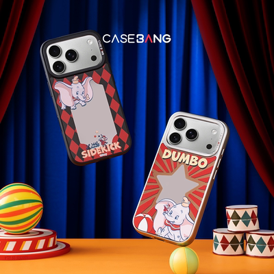 CASEBANGx迪士尼联名小飞象星光马戏团系列适用iPhone17ProMax/17Pro/16promax/16pro/15出镜磁吸苹果手机壳