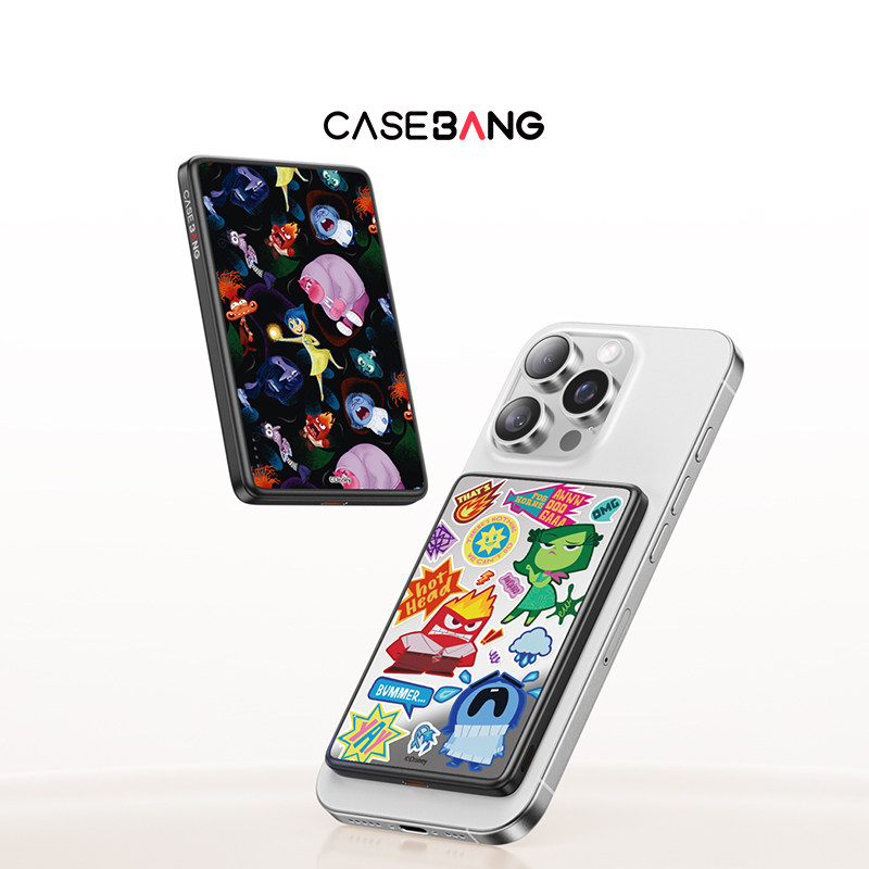 【国家3C认证】CASEBANGx迪士尼联名头脑特工队情绪知多少系列超薄磁吸充电宝MagSafe手机移动电源便携式