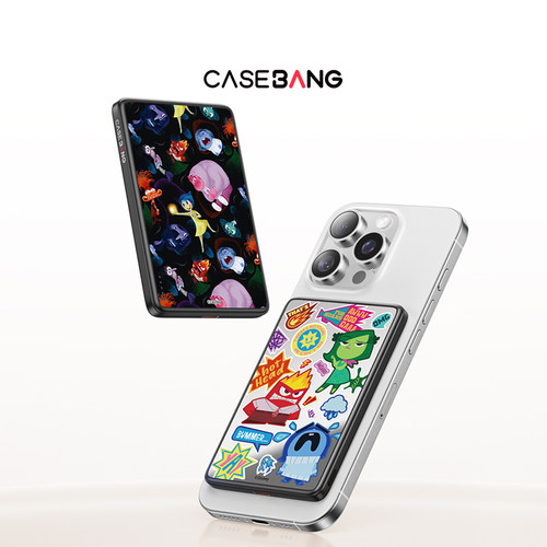 【国家3C认证】CASEBANGx迪士尼联名头脑特工队情绪知多少系列超薄磁吸充电宝MagSafe手机移动电源便携式