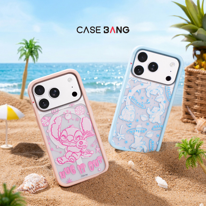 CASEBANGx迪士尼联名史迪奇欢乐时刻系列出彩壳适用iPhone17ProMax/17Pro MagSafe防摔苹果手机保护壳