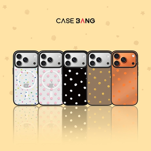 CASEBANGx波点星星系列适用iPhone17ProMax/17Pro/16promax/16pro/15promax磁吸新款苹果手机壳