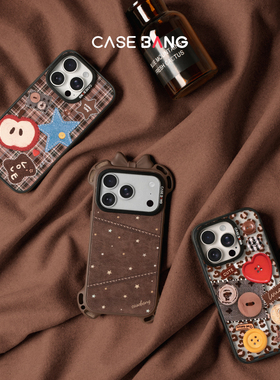 CASEBANGx热可可系列适用iPhone17ProMax/17Pro/16promax/16pro/15/14/13可拆卸磁吸背盖苹果秋冬手机壳