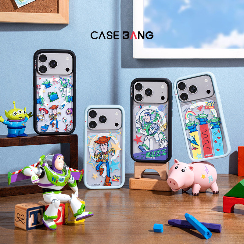 CASEBANGx迪士尼玩具总动员联名玩心大作战系列出彩壳适用iPhone17ProMax/17Pro MagSafe防摔苹果手机保护壳