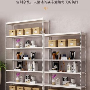 货架置物架仓库黑色架子角钢家用阳台收纳货架多层超市货架展示架