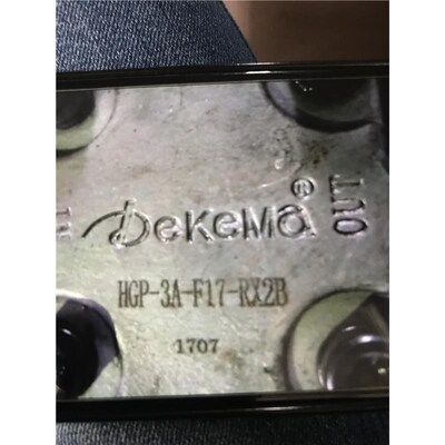德克玛Dekema 油泵 齿轮泵 HGP-3A-F17-RX2B 原装品质保证
