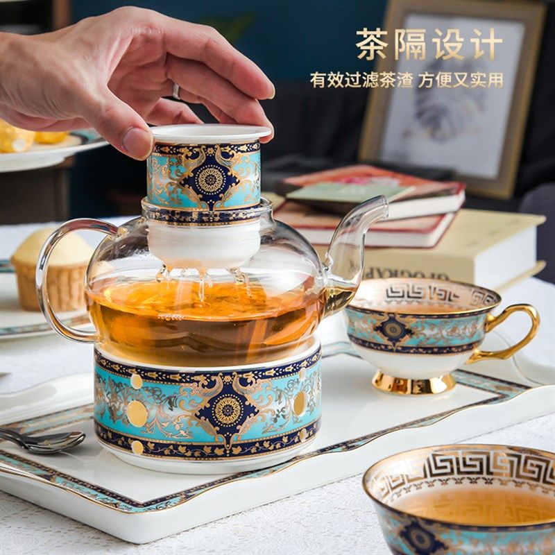 精选精致咖啡杯碟套装欧式小奢华陶瓷壶茶杯下午茶具金边家用简约,餐饮具,咖啡杯,淘宝优惠券,粉丝福利购,淘宝优惠卷