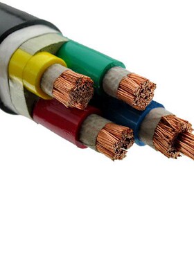 精选起帆电线充电桩1.5 4 6 10平方三芯国标yjvr铜芯电缆线软电缆