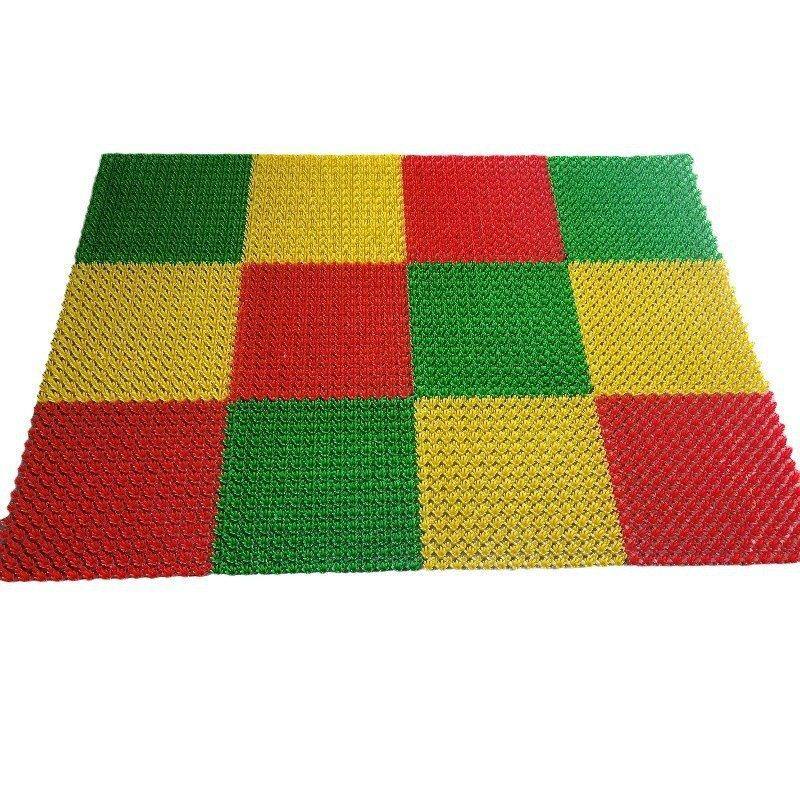可拼接塑料草坪地垫大门口入户门蹭脚地垫红黄绿色垫子进门防滑垫,居家布艺,家用脚垫,淘宝优惠券,粉丝福利购,淘宝优惠卷
