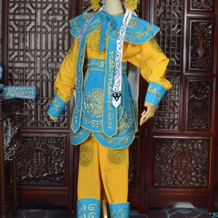 快速发货新款 舞台演出京剧越剧黄梅戏武T生将军全金兵衣 戏曲古装