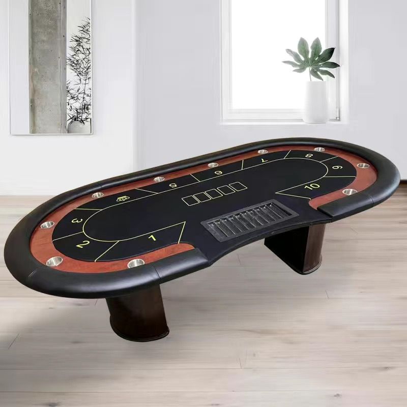 德州扑克桌百家乐筹码棋牌室专用单片脚可定制桌布垫颜色大小尺寸图片