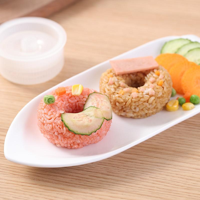 甜甜圈型饭团模具商用日式圆形寿司模具家用紫菜包饭便当烘焙工具