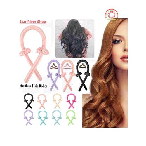 Heatless Hair Curlers Curling Iron Headband Lazy Curler Silk