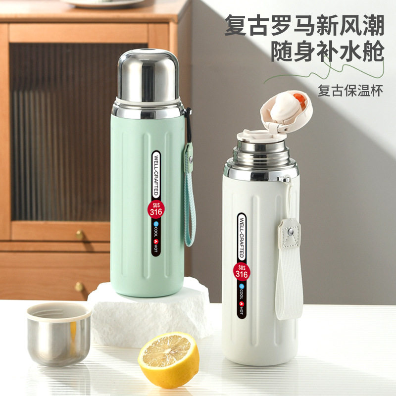 新款316不锈钢罗马柱保温