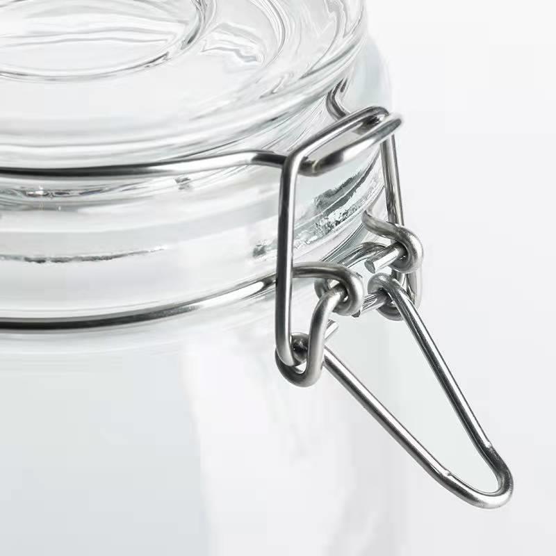 玻璃密封罐卡扣食品储物罐腌菜杂粮零食收纳罐泡菜瓶蜂蜜玻璃罐子