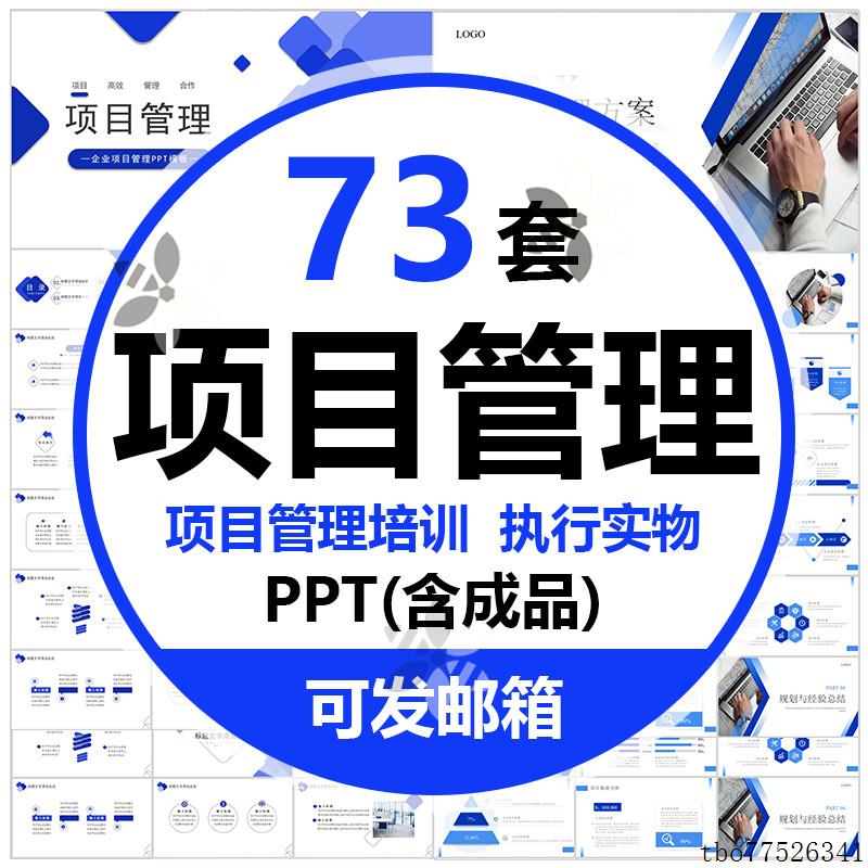 公司项目管理培训操作实务执行力业务控制总结报告计划书PPT模板