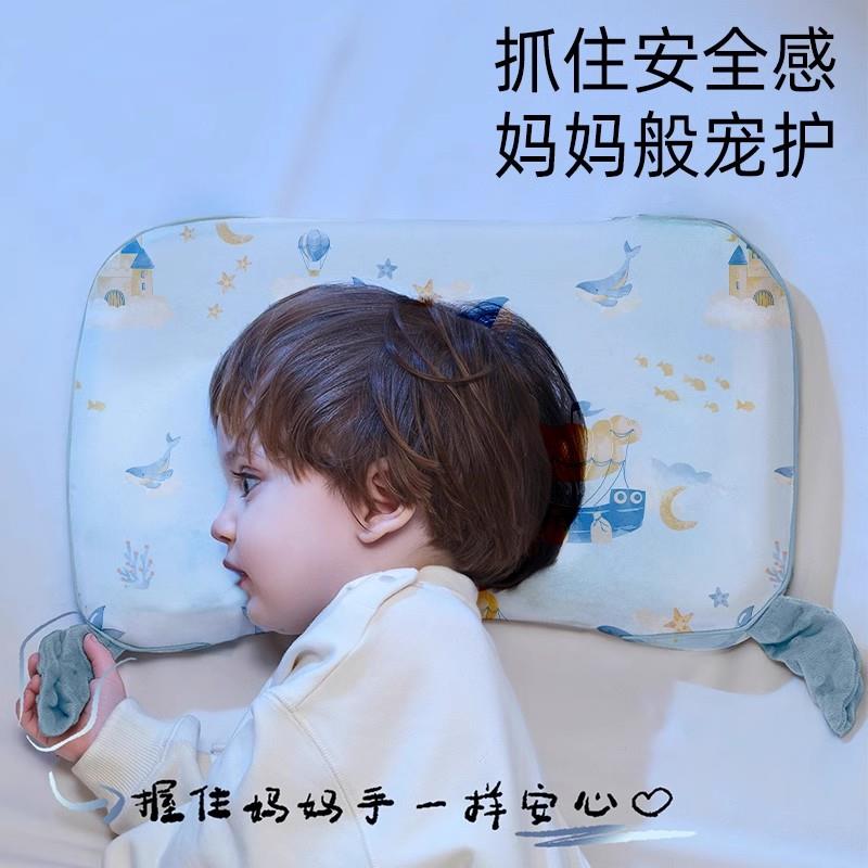 儿枕头宝通6以上抚童安枕1-月3宝枕6个岁22854专用儿枕头婴定型-