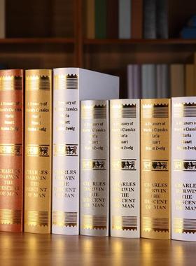 5ZV7欧式复古假书仿真书装饰品办公室客厅店铺家居饰品装饰书