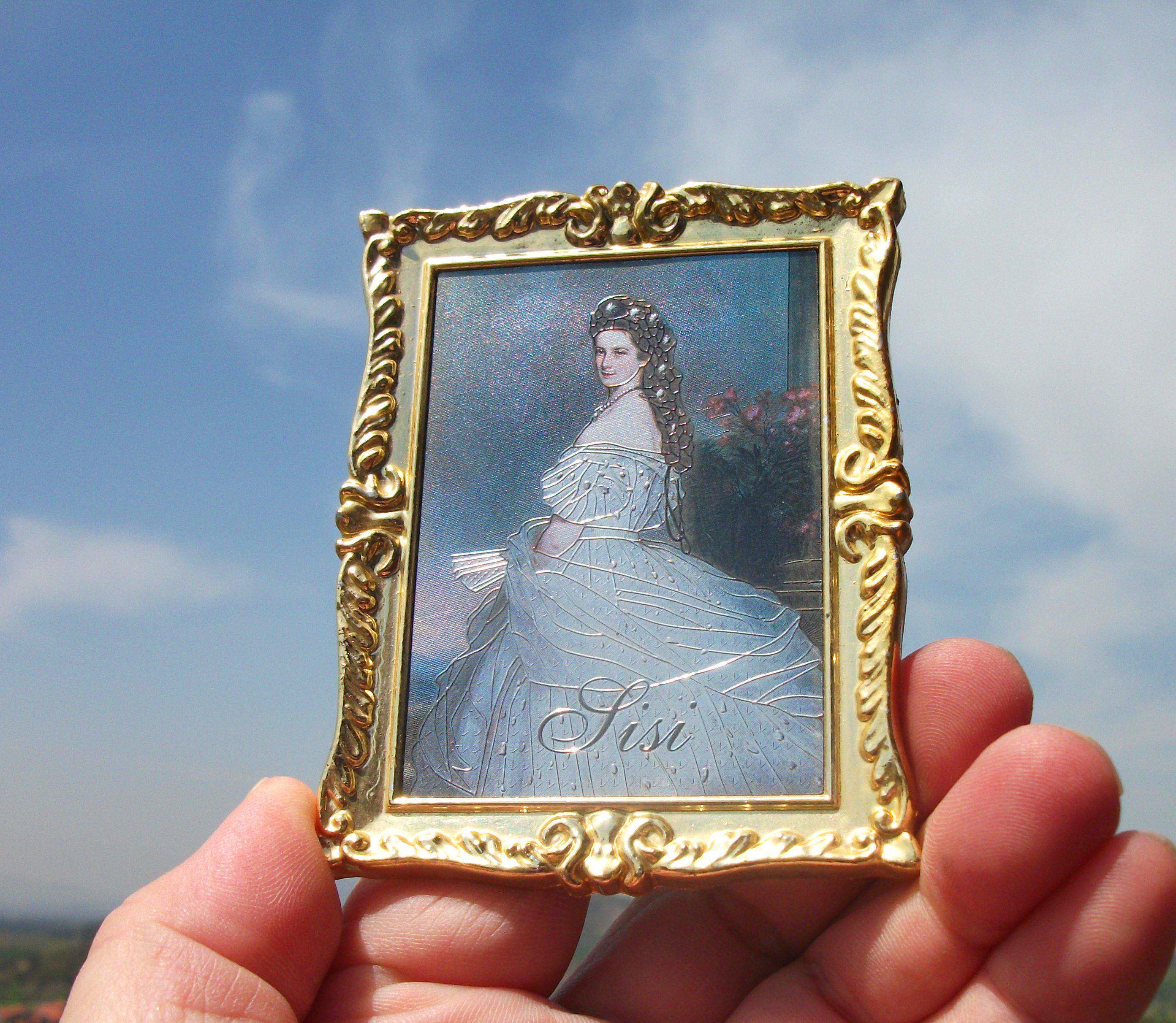 奥地利当地冰箱贴 绝代佳人茜茜公主  画框式 精美