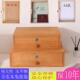 带锁收纳盒抽屉式 实木家用桌面大容量长方形单层钱箱盒柜子储物盒