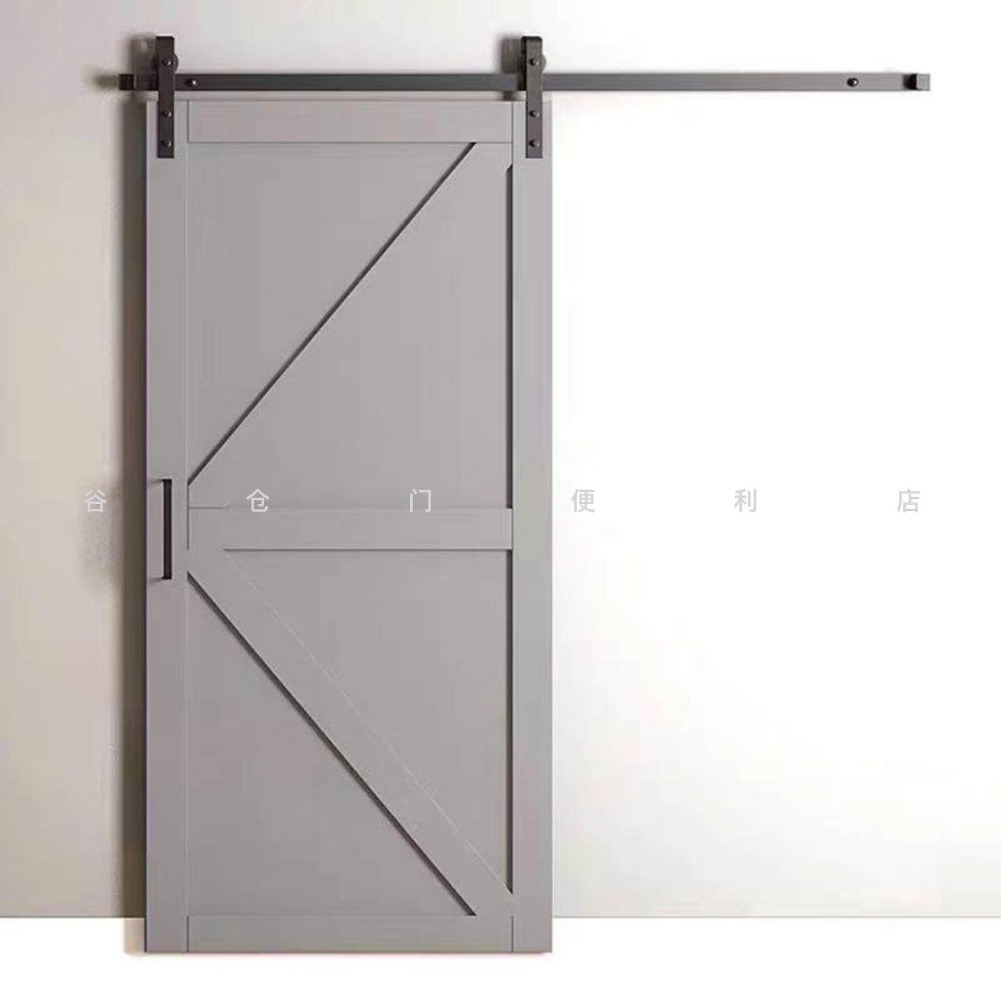 定制实木谷仓门卫生间移门厨房推拉门烤漆木门室内吊轨门厂家直销