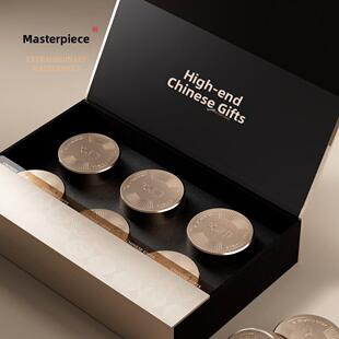 新款高档小罐茶茶叶罐礼盒通用红茶绿茶岩茶茶叶包装盒空盒定制