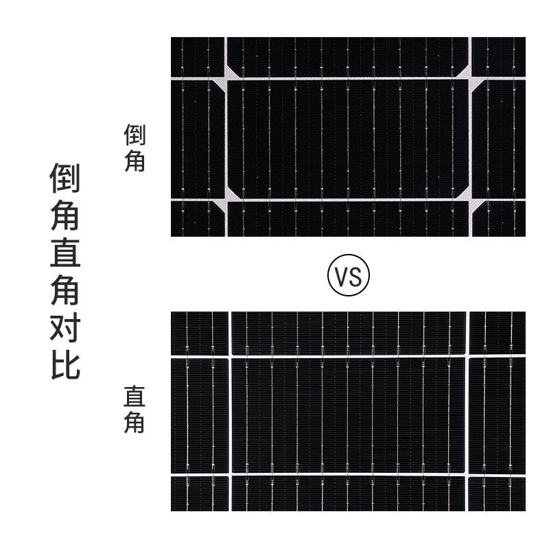 500W太阳能发电板光伏电池板户外渔船房车家用24V电站12V隆基天合