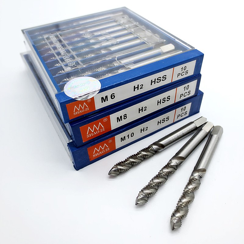 邵氏全磨制螺旋槽机用丝锥盲孔丝公粗牙My3M4M5M6M8M10M12M14M16