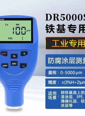 东如大量程涂层测厚仪高精度防火涂料镀锌层厚度测量仪油漆漆膜仪