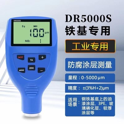 东如大量程涂层测厚仪高精度防火涂料镀锌层厚度测量仪油漆漆膜仪