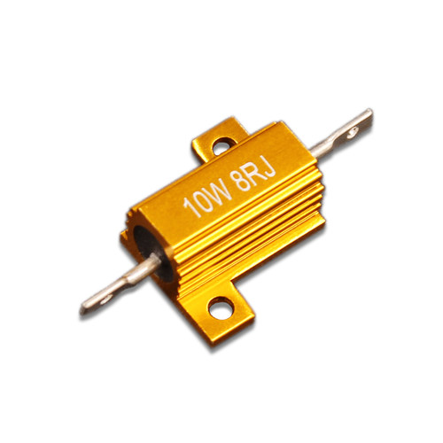 RX24黄金铝壳电阻器10W25W50W100W0.1R2R3R8R50R1K2K欧姆限流电阻
