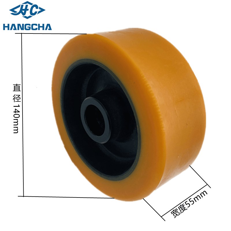 电动叉车轮杭叉雷翼CBD15-WS迷你电动搬运车140x55驱动轮聚氨酯轮
