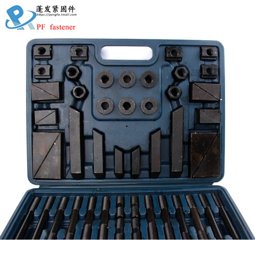 黑色直齿型移动压板DB21 铣床模具热处理 加硬三角型组合垫块DB22