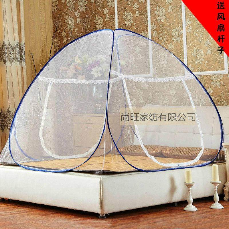 蒙古包蚊帐 学生宿舍免安装可折叠三门1.0 1.2 1.5 1.8 2.0m床,床上用品,蚊帐,淘宝优惠券,粉丝福利购,淘宝优惠卷