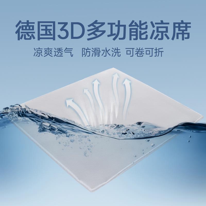 3d纤维薄床垫透气防潮无胶可水洗卷装护理填充层芯材4D5d折叠定做