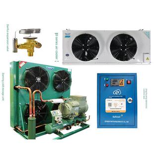 大明冷库制冷机组5P30P半封闭冻库压缩机冷库全套设备风冷活塞机