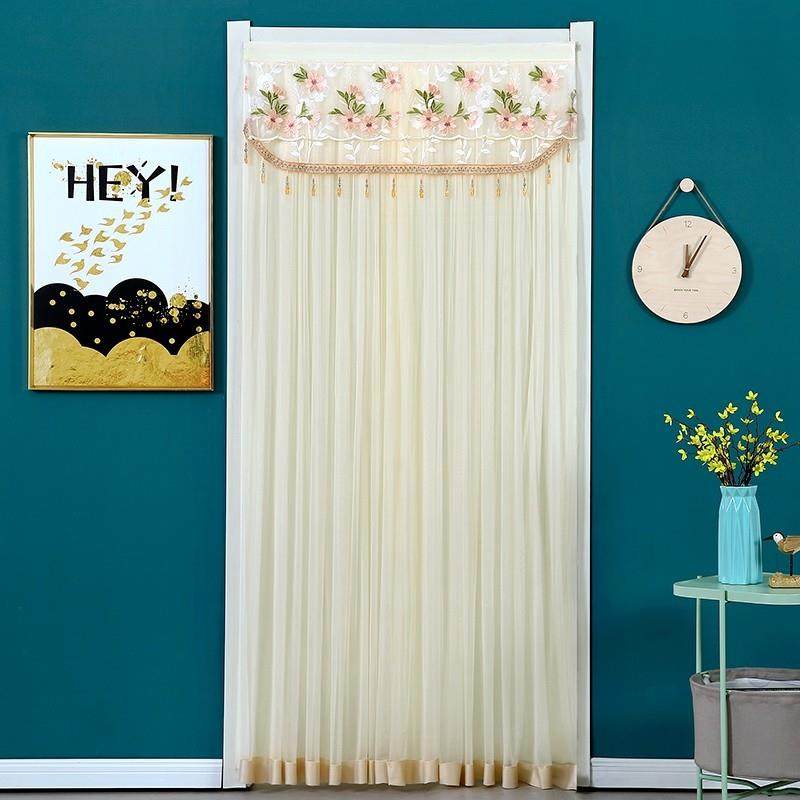 防蚊门帘免打孔魔术贴用隔断帘蕾丝纱帘卧室卫生间隐私房间防风,居家布艺,门帘,淘宝优惠券,粉丝福利购,淘宝优惠卷