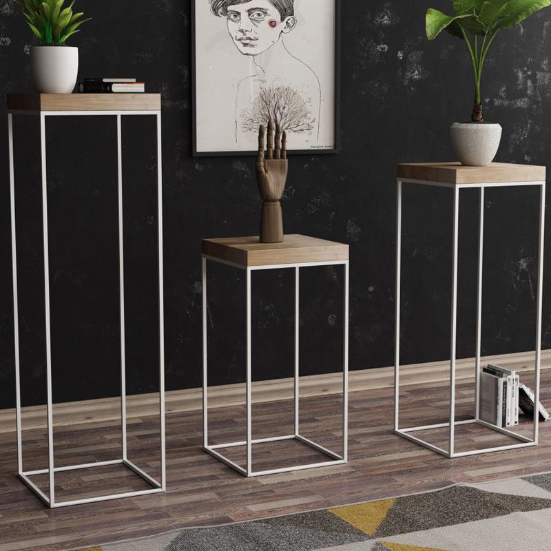 斯堪纳工维铁艺实木亚简客单的厅，边桌，沙发，角桌，销售办公室