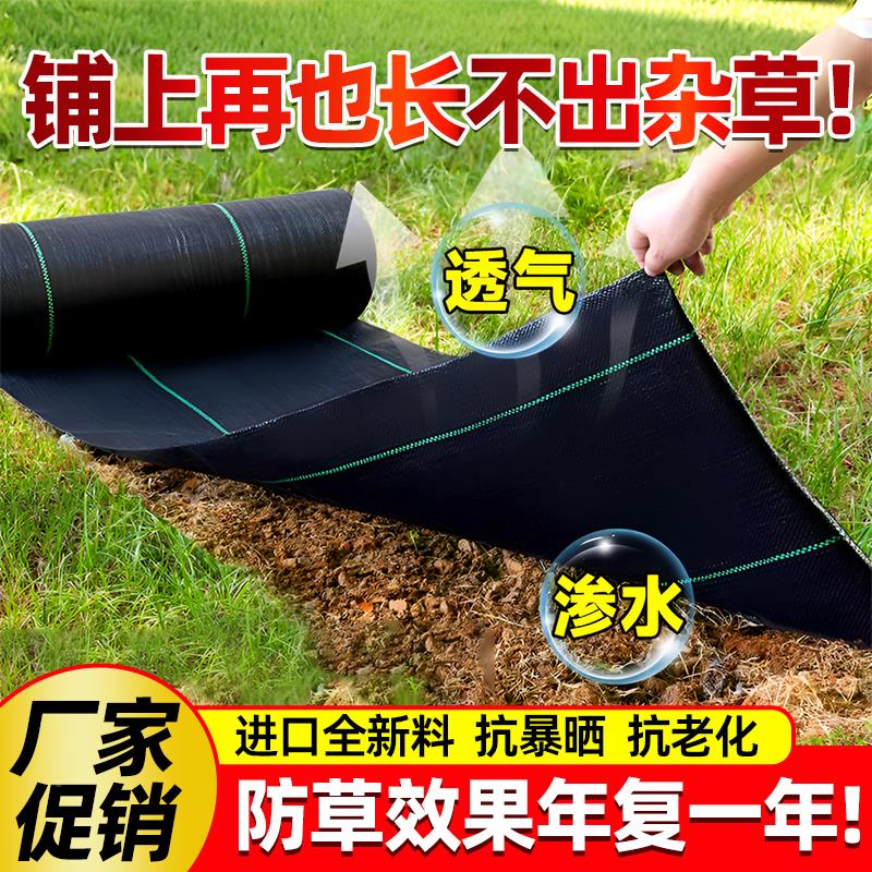 草果园专用防布除草布果耐树抑草抗老化KHR用遮草布加厚用农园艺