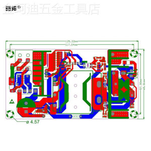 新款220W24V8A9A10A开关电源板大功率AC-DC隔离工业电源模块峰值2