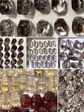 金草莓超七红兔毛蓝灰兔毛白水晶紫水晶绿龙晶手链