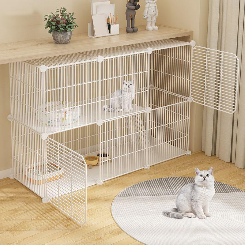 猫笼子家用室内别墅超大自由空间厕所一体猫咪幼猫养猫舍猫窝猫